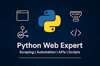 do python automation, web scraping and API integration