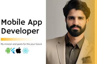 develop an app for android an IOS using expo react native