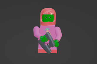make you a custom 3d lego minifigure
