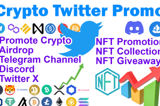 do twitter crypto promotion ico, airdrop, nft giveaways