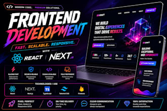 developer frontend in reactjs and nextjs