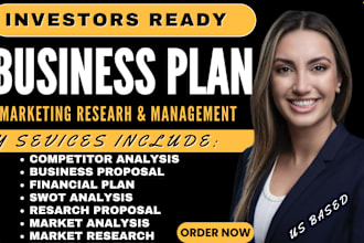 prepare business plan marketing strategy financial  model restaurant pitch deck