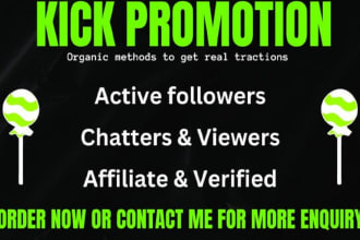 organically attract live viewers to your twitch channel and promote it