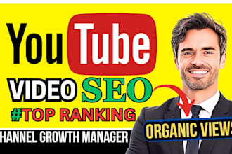 be best youtube video SEO expert optimization and channel growth manager