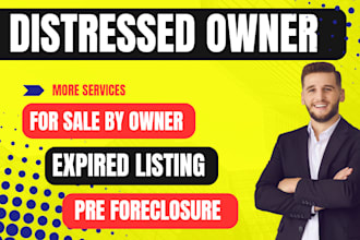 give distressed homeowner for sale by owner expired listing high negative equity