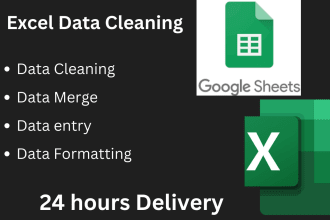 clean, format, merge, data in microsoft excel CSV data
