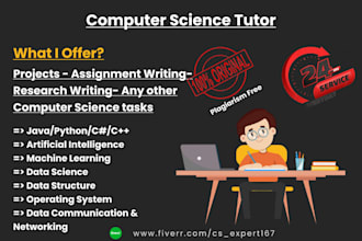 do all computer science related reports, projects and assignment writing tasks
