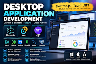 build custom desktop apps with electron tauri and dot net