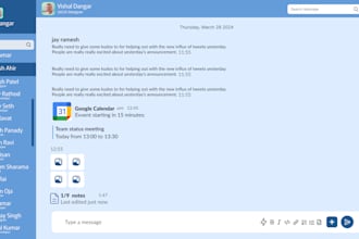 design and develop custom desktop application