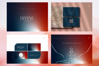 design a luxury brand guidelines or brand identity for your business
