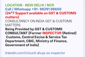 provide support in customs clearance at delhi and other ports