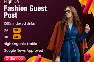 high da  jewelry guest post clothing backlink fashion blog