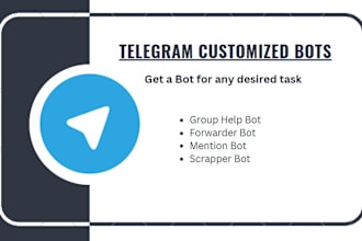 develop and deploy a telegram bot using python