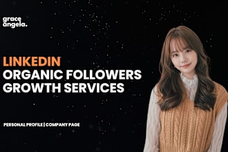 do organic linkedin marketing promotion with real followers