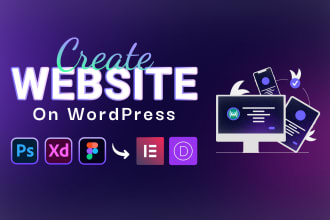 convert figma, xd, psd to wordpress by divi or elementor