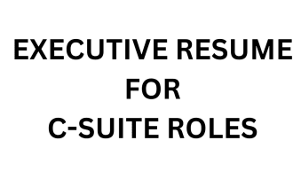 write a senior, executive, director, c suite level, vp, or CEO resume writing