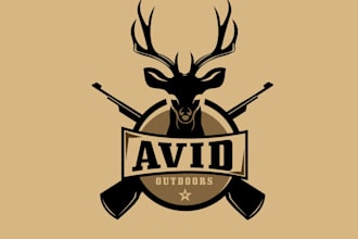 design extremely good outdoor hunting logo