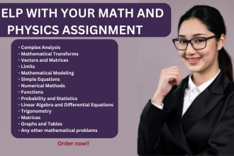 assist you in maths and physics problems