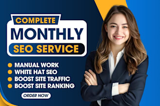 do website monthly off page SEO service via white hat authority backlinks
