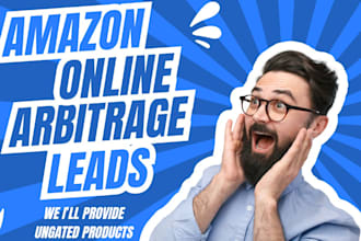 do amazon fba ungated product research and online arbitrage leads