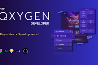 build wordpress business or ecommerce website using oxygen builder