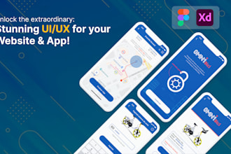 do UI UX design for mobile apps, web design, wireframes, and prototype