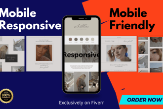 make your responsive website and mobile friendly