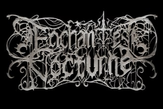 design a metal, rock band logo