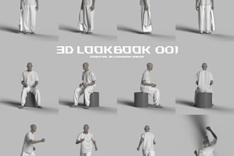 create a fashion look book for your brand using 3d and ai