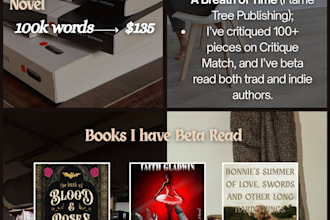 beta read your novel