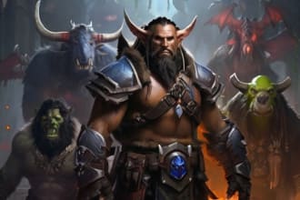 draw your fantasy, dnd, world of warcraft character
