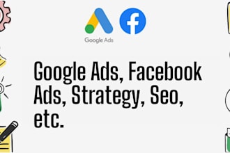 provide marketing consultations for google ads, facebook ads, SEO, or strategy