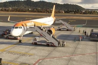 film and edit a custom flight simulation video for you