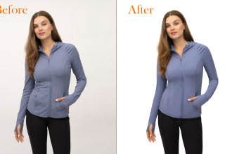 remove wrinkle apparel fashion model retouch