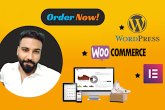 make wordpress ecommerce website or woocommerce online store