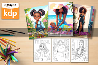 design black woman coloring book afro girl coloring book