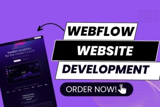 build webflow landing page, webflow website, figma to webflow, webflow developer