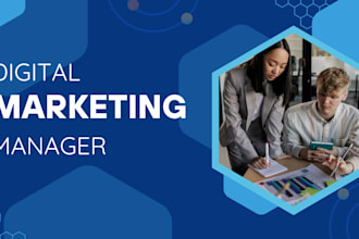 be your digital marketing manager for google, meta, tiktok and tracking