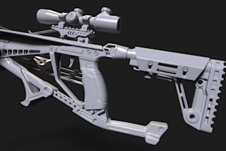 make any high detailed working 3d asset for game