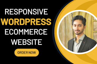 create wordpress ecommerce store and do wordpress fixes