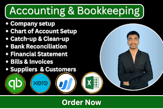 do bookkeeping in quickbooks online, xero and wave