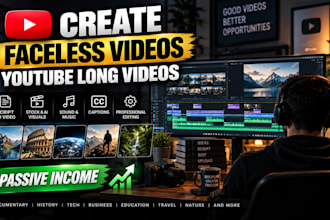 edit faceless cashcow videos for yotuube channel automation
