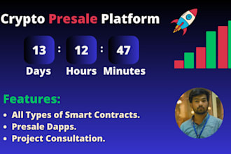 do crypto presale platform on blockchain