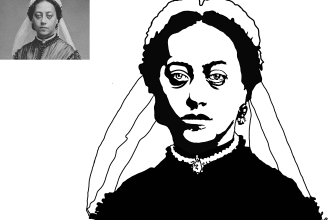 draw black and white silhouette and line art from your photo