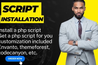 install php script on your hosting or cpanel account