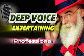 record deep american voice for you
