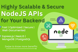 develop highly scalable backend apis with nodejs and mongodb