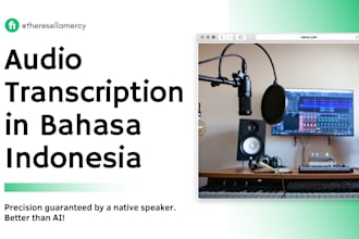 precise audio transcription in bahasa indonesia