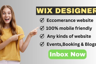 custom wix website design,wix online store and blogs