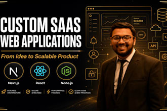 develop custom next js node js react saas applications